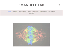 Tablet Screenshot of emanuelelab.com